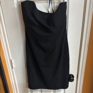 Massimo Black Halter Sheath Dress Cocktail